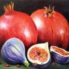 Figs and Pomegranates paint by numbers