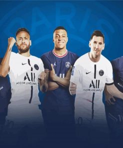 Football Club PSG paint by numbers