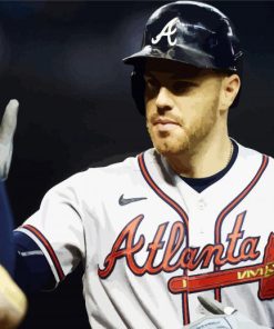 Freddie Freeman Atlanta Braves Player Paint By Number