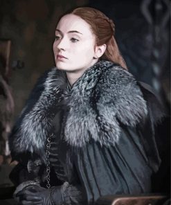 Game Of Thrones Sophie Turner paint by numbers