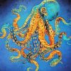 Golden Octopus paint by numbers