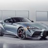 Grey Toyota Supra Car paint by numbers