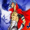 Gurren Lagann Kamina paint by numbers