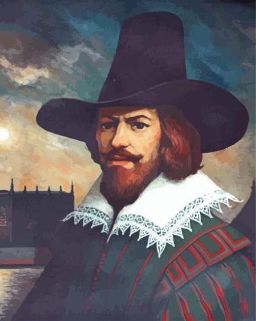 Guy Fawkes Paint By Number