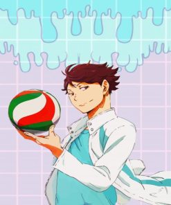 Haikyuu Toru Oikawa paint by numbers