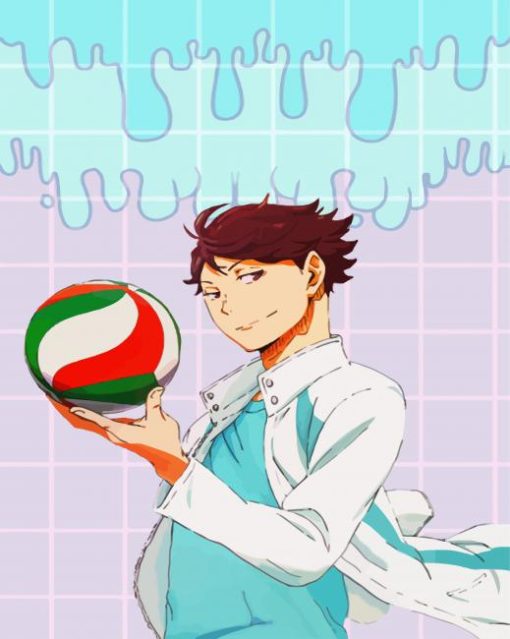 Haikyuu Toru Oikawa paint by numbers