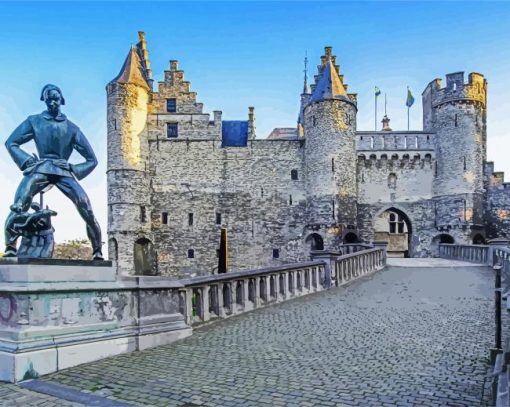 Het Steen Antwerp Paint By Number