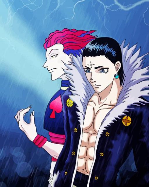 Hisoka and Chrollo Lucilfer paint by numbers