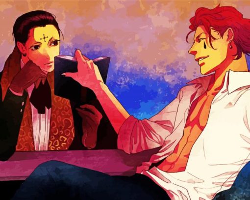 Hisoka and Chrollo paint by numbers