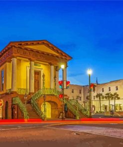 Historic Charleston City Market paint by numbers