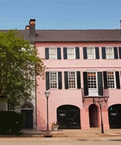 Historic Walking Tour Charleston paint by numbers