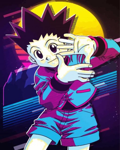 Hunter X Hunter Gon Freecss Paint By Number