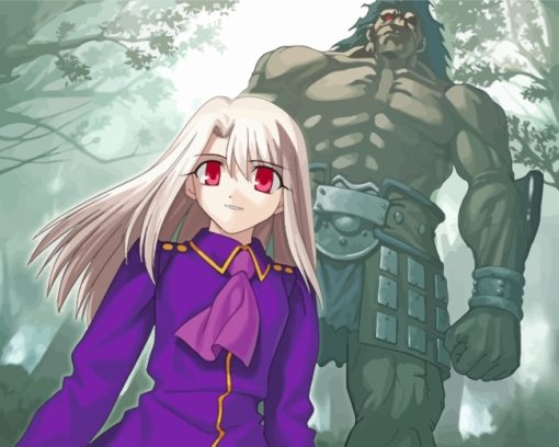 Illyasviel Von Einzbern And Berserker Fate Characters Paint By Number