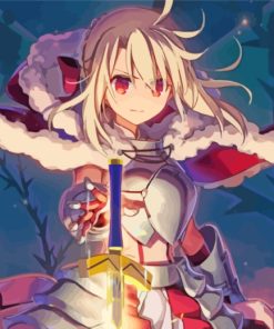 Illyasviel Von Einzbern Fate Character Paint By Number