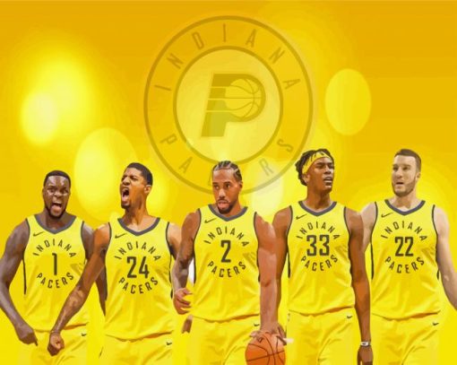 Indiana Pacers Team paint by numbers