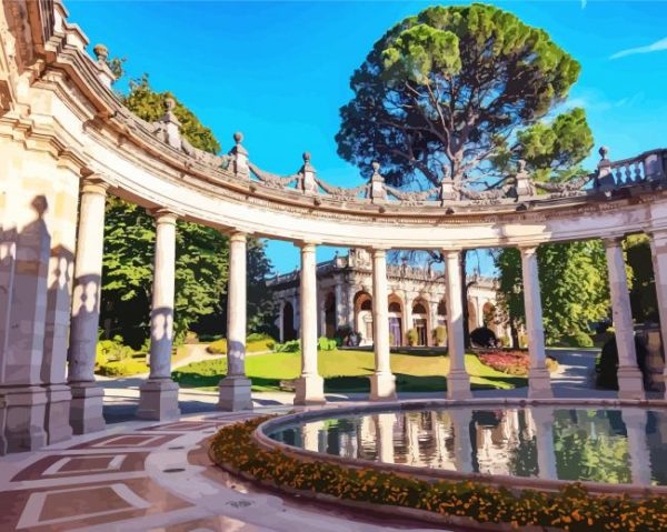 Italy Parc des Thermes Montecatini paint by numbers