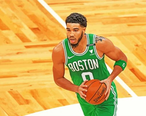 Jayson Tatum paint by numbers