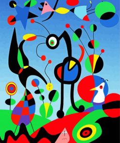 Joan Miro Abstract Art paint by numbers