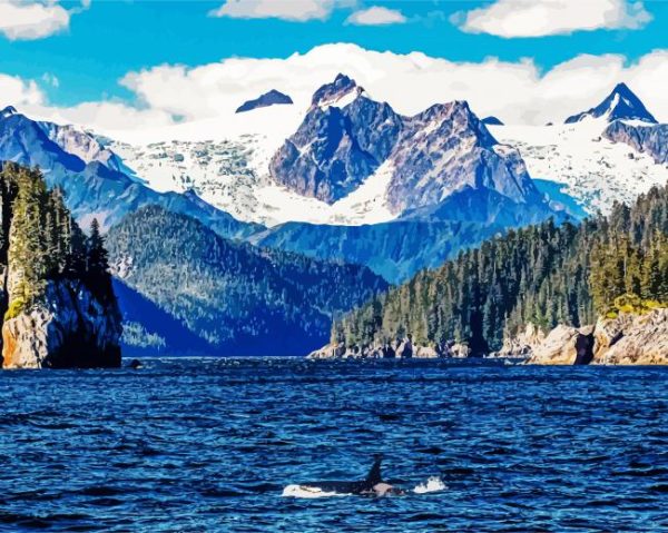 Kenai Fjords National Park Alaska Paint By Number