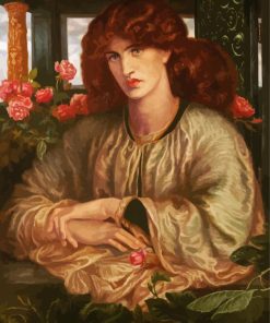 La Donna Della Finestra Rossetti paint by numbers