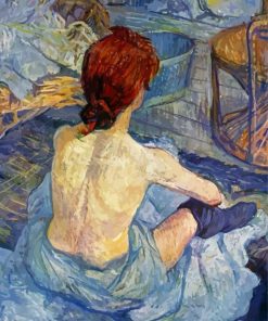 La Toilette by Toulouse Lautrec paint by numbers