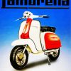 Lambretta Scooter paint by numbers