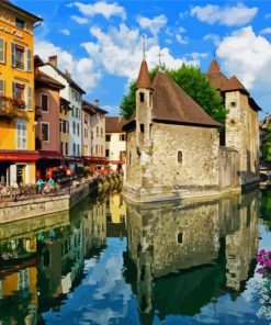 Le Palais de Ille Annecy paint by numbers