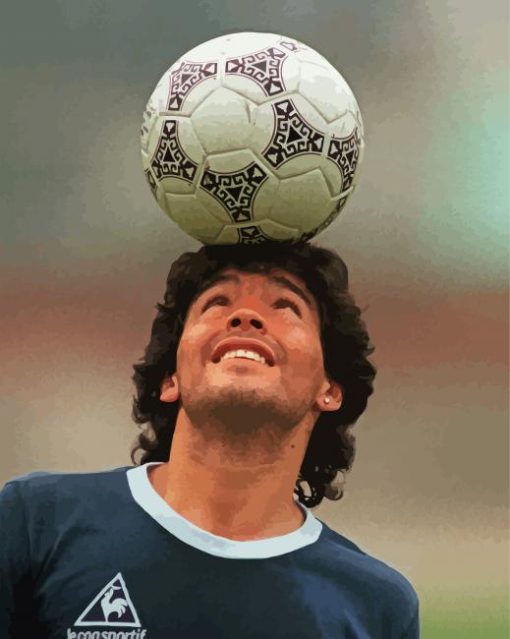 Legend Diego Maradona Paint By Number