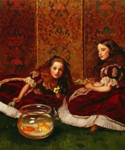 Leisure Hours by John Everett Millais paint by numbers