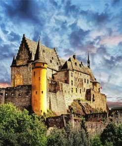 Luxembourg Vianden Castle Paint By Number