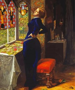 Mariana by John Everett Millais paint by numbers