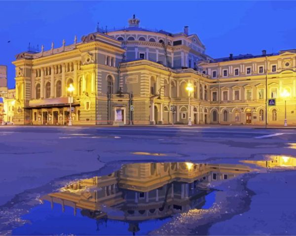 Mariinsky Theatre Petersburg paint by numbers