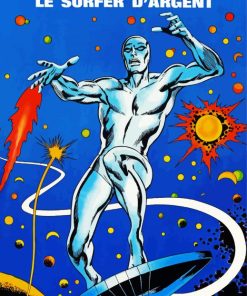 Marvel Silver Surfer Paint By Number