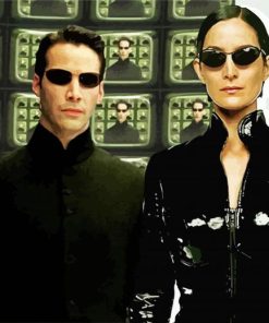 Matrix Actors paint by numbers