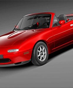 Mazda MX 5 Miata paint by numbers