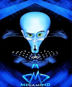 Megamind Superhero Paint By Number