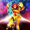 Metroid Video Game paint by numbers