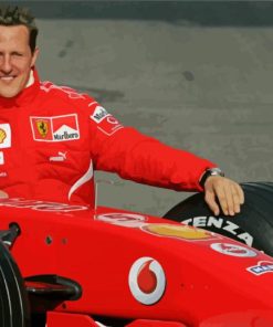 Michael Schumacher paint by numbers