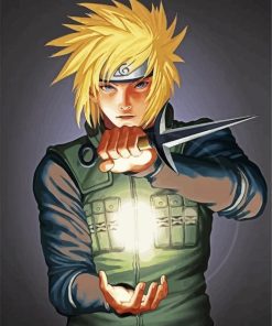 Minato Namikaze Naruto Anime paint by numbers