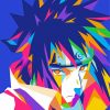 Minato Namikaze Pop Art paint by numbers