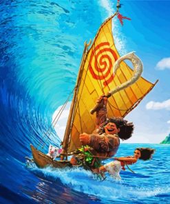 Moana Maui Paint By Number