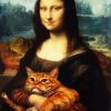 Mona Lisa With Cat Paint By Number