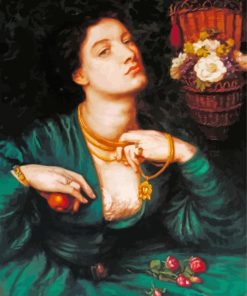 Monna Pomona by Rossetti paint by numbers