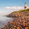 Montauk Point Lighthouse paint by numbers