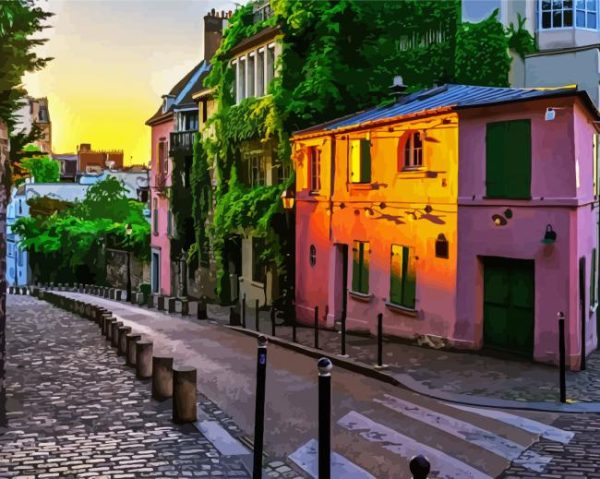 Montmartre Paris Paint By Number