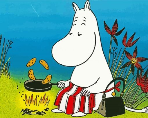 Moominmamma paint by numbers