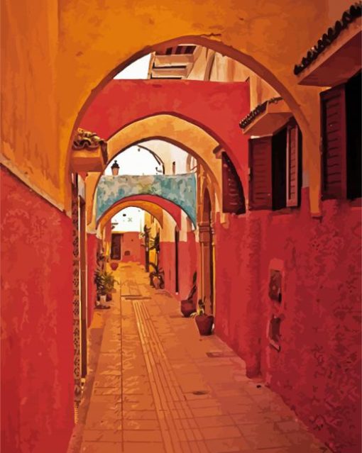 Moroccan Alley Paint By Number