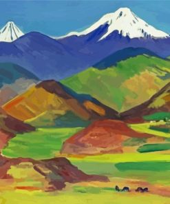 Mount Ararat by Saryan paint by numbers