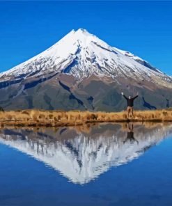 Mount Taranaki paint by numbers