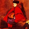 My First Sermon John Everett Millais paint by numbers